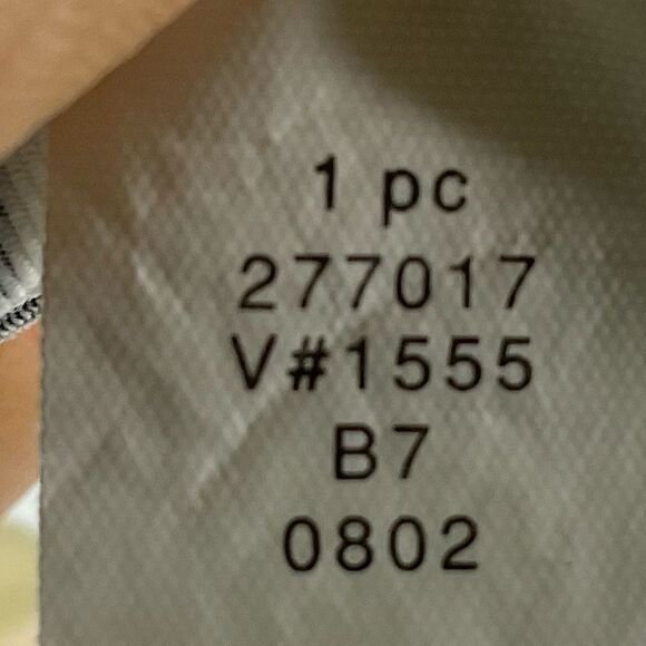 Lands’ End black/white Paisley Print Halter Tankini, women’s 18 - Picture 5 of 5